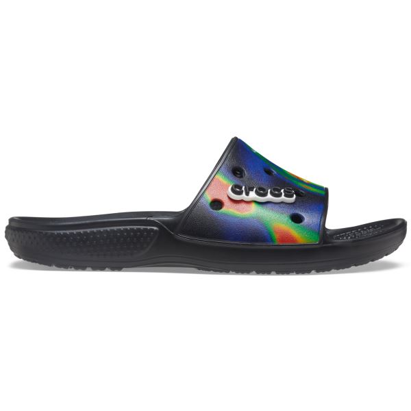 Dámské pantofle Crocs CLASSIC Slide Solarized černá/tmavě modrá